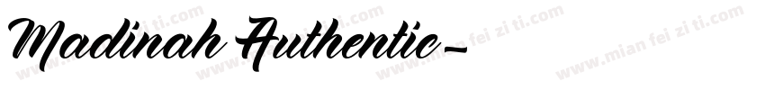 Madinah Authentic字体转换